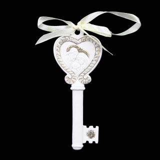 Key hanger with Holy Family 11.5 cm