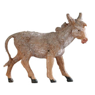 Burro parado en resina 6.5 cm Belén Fontanini