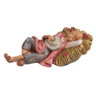 Pastor durmiente de resina 6.5 cm Belén Fontanini