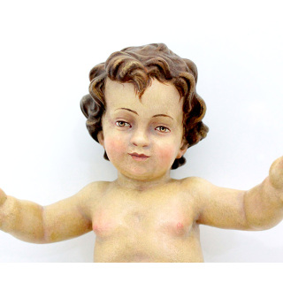 Niño Jesús con tela de madera 36 cm