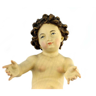 Niño Jesús sin ropa en madera 28 cm