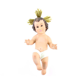 Plaster Baby Jesus open arms 30 cm