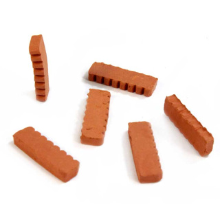 Marco aserrado para belén de terracota 1.5x0.5 cm 25 pzas