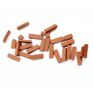 Marco aserrado para belén de terracota 1.5x0.5 cm 25 pzas