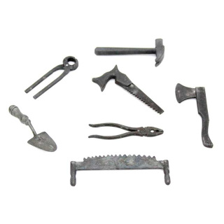 Working tools for Nativity 7 pieces 5 cm