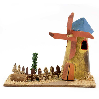 Cardboard House for Nativity 8.5x11.5x6 cm