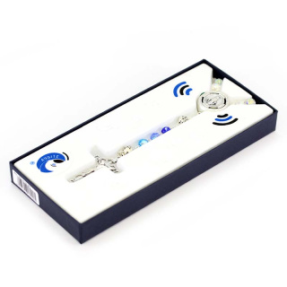 Ave Maria Electronic Rosary Miraculous silver-plated Grain 8 mm