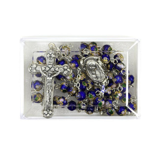 Cloisonné Rosary grain 6 mm