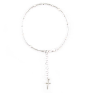 Rosario pulsera plata 925 Cuenta 2 mm Cipolletti