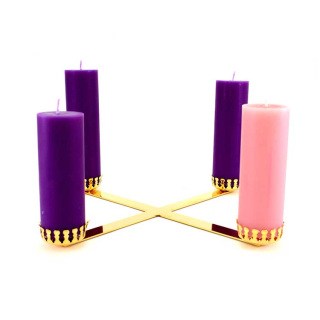 Candeliere dell'avvento per candele Diametro 44  cm