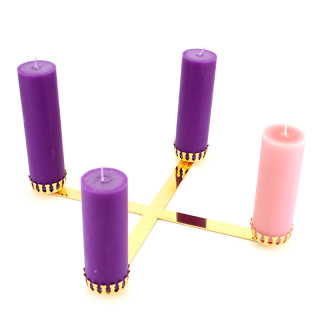 Candeliere dell'avvento per candele Diametro 44  cm