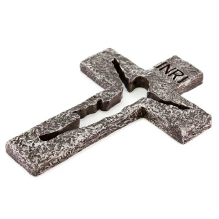 Stone like Wall Crucifix 20x29 cm