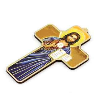 First Communion Cross Christ 9x13 cm