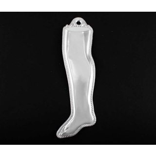 Ex voto in argento 925°° gamba 6x17 cm
