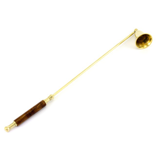 Apagador de velas en metal dorado 35 cm