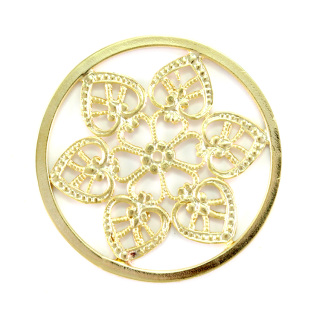 Golden Metal 6 points Halo diameter 5.5 cm
