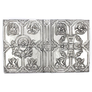 Copri Messale 4 Evangelisti argento 999°° 31x24x9 cm