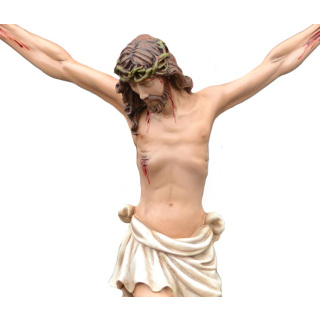 Corpo di Cristo in resina dipinta a mano 70 cm