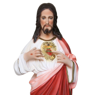 Jesus Sacred Heart Resin Statue 64 cm