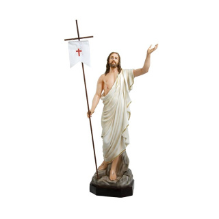 Statua Gesù Risorto in vetroresina 165 cm