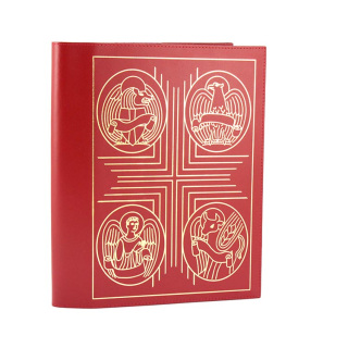 Copri Messale 4 Evangelisti oro a caldo 32x22 cm
