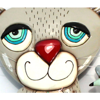 Reloj Gato y Ratón 32x22 cm Allen Designs