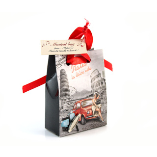 Bolsa musical 10x8 cm La Dolce Vita
