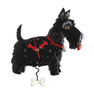 Reloj Perro Scotty 30x28 cm Allen Designs