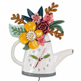Reloj regadera y flores 28x30 cm Allen Designs