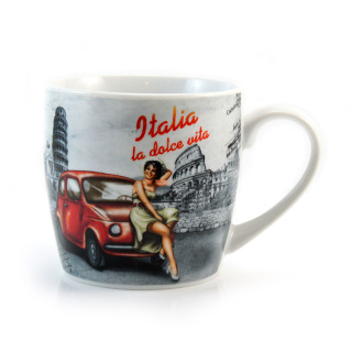 Taza de té de cerámica 9 cm La Dolce Vita