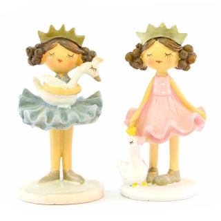 Hilarious Princess in colored resin 12 cm