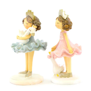 Hilarious Princess in colored resin 12 cm