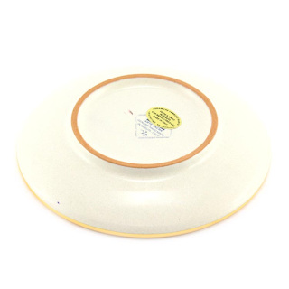 Ceramic Chalice Paten JHS Decoration d. 16 cm