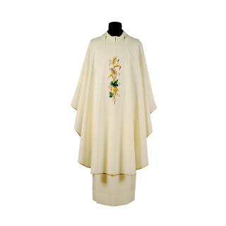 Casulla Uva con espigas mezcla de lana