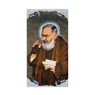 Lectern Cover Blessing Father Pio Cotton Blend