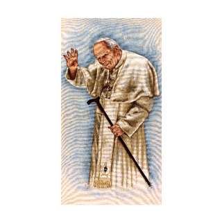 Paño de Atril Papa Juan Pablo II de mezcla algodón