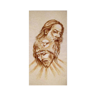 Paño de Atril Santísima Trinidad de mezcla de algodón