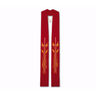 Gothic Stole Chalice Spikes Cross Polyester