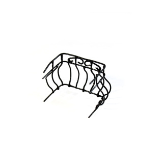 Barandilla de balcón en hierro para belén 3x3,8 cm