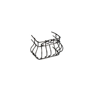 Barandilla de balcón en hierro para belén 3x3,8 cm