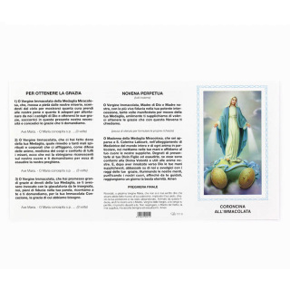 Folleto Corona a la Inmaculada Concepción y Novena 100 uds.
