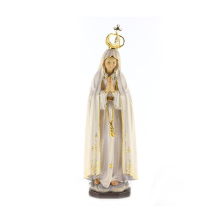 Our Lady of Fatima Wooden Statue 29 cm