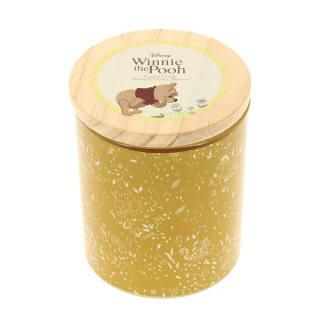 Vela de vidrio Winnie the Pooh con fragancia de miel y flor de azahar