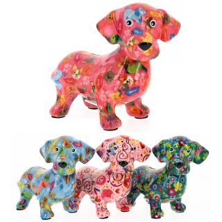 Money Box Dog Dennis 17.5x15x8.5 cm Pomme Pidou
