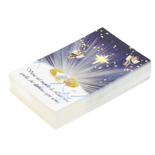 Imagen del Niño Jesús y Ángeles 7x12 cm 100 uds