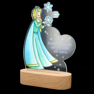 Lámpara LED luz nocturna con Princesa 20 cm 