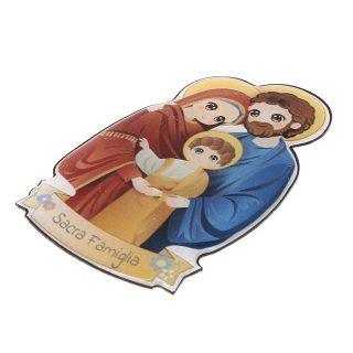 Shaped Resin Magnet Holy Family 5x8 cm