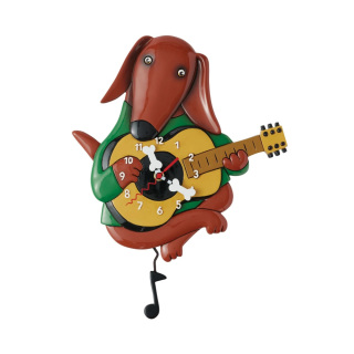 Reloj Perro con Guitarra 29,31 cm Allen Designs