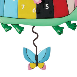 Reloj Tortuga arcoíris 19x31 cm Allen Designs