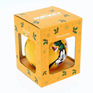 Bola navideña porcelana Goofy Diámetro 8 cm Egan